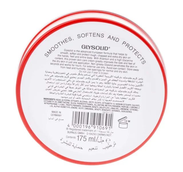 Glysolid Glycerin Cream 175 ml