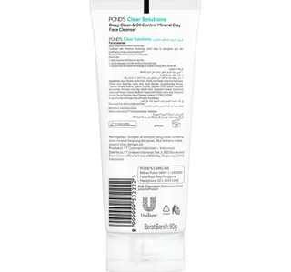 Pond's Clear Solutions Mineral Clay Face Cleanser 90 g
