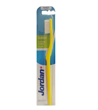 Jordan Classic Hard Toothbrush Assorted Colors 1 Pc