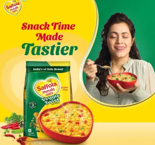 Saffola Masala Oats Veggie Twist 400 G