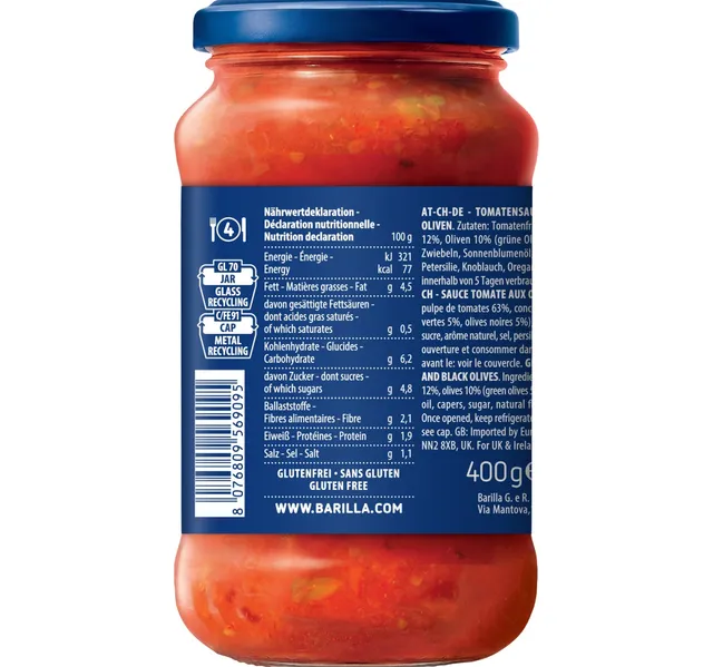 Barilla Olive Pasta Sauce 400 G