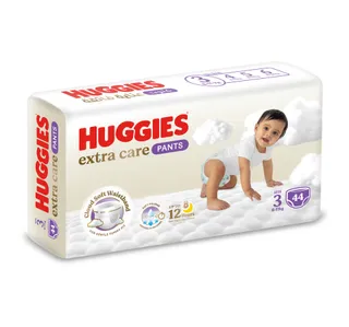 Huggies Extra Care Baby Diaper Pants Culottes Size 3 6-11 kg 44 pcs