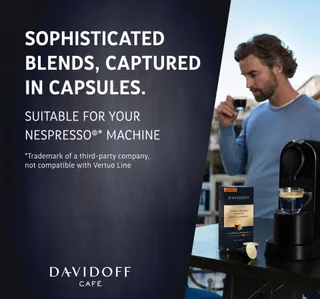 Davidoff Coffee Fine Aroma Espresso Elegant & Fragrant Coffee Capsules 10 pcs 55 g