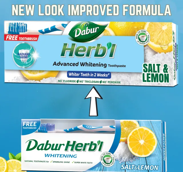 Dabur Herbal Whitening Natural with Salt and Lemon 150 g