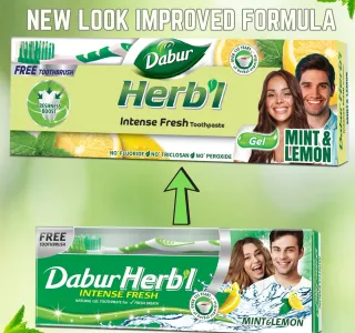Dabur Herbal Intense Fresh Gel Toothpaste 150 G