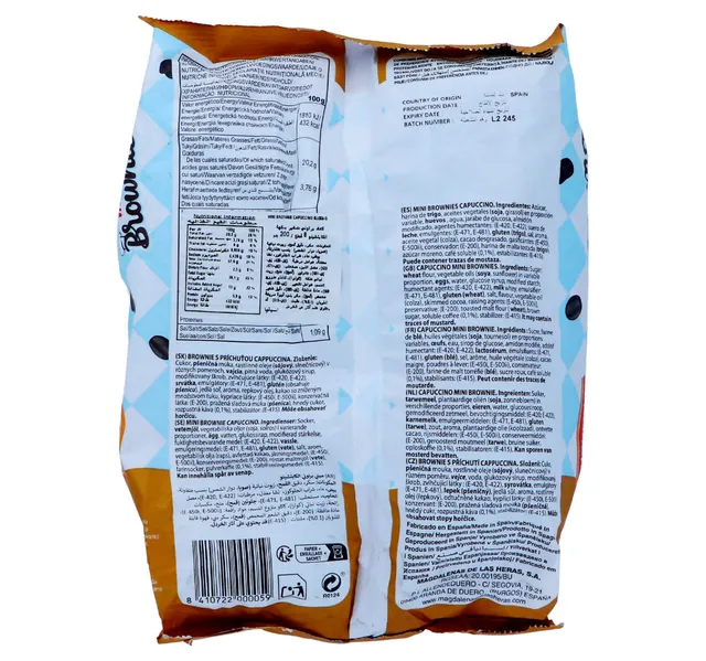 Delasheras Capuccino Mini Brownie 200 g