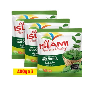 Al Islami Frozen Finely Chopped Molokhia 3 X 400 G