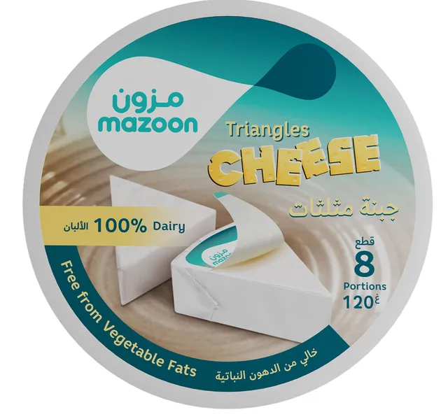 Mazoon 8 Portions Triangles Cheese 120 G
