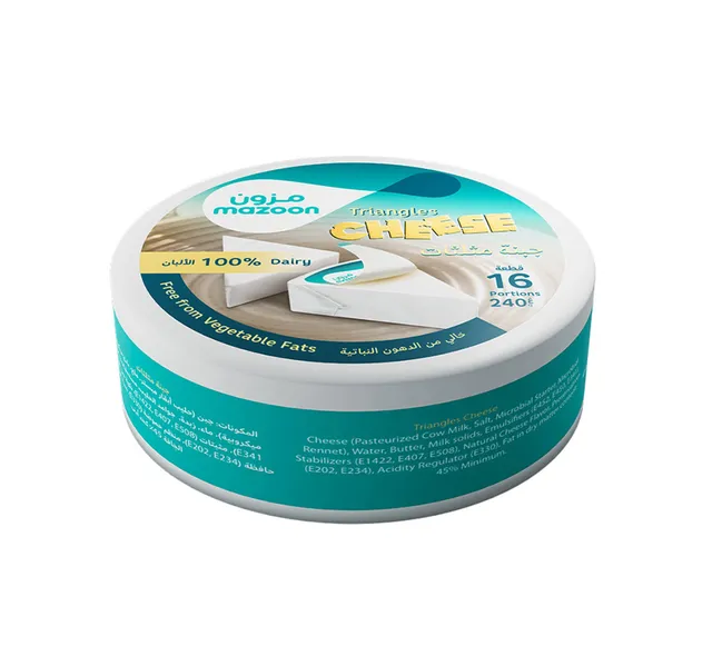 Mazoon 16 Portions Triangles Cheese 240 g