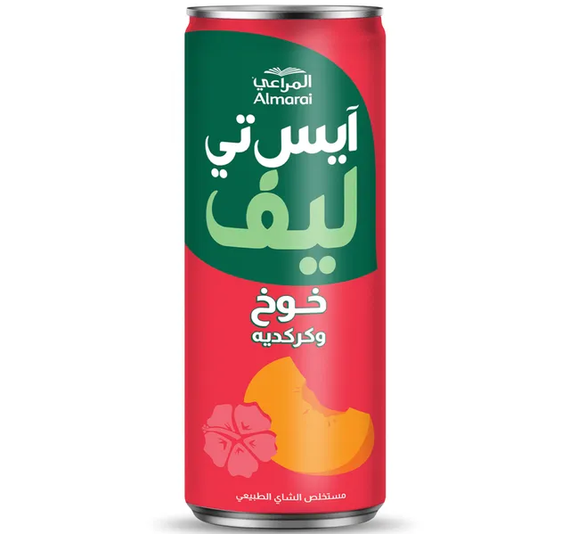 المراعي ليف ايس تي خوخ وكركديه 240 مل