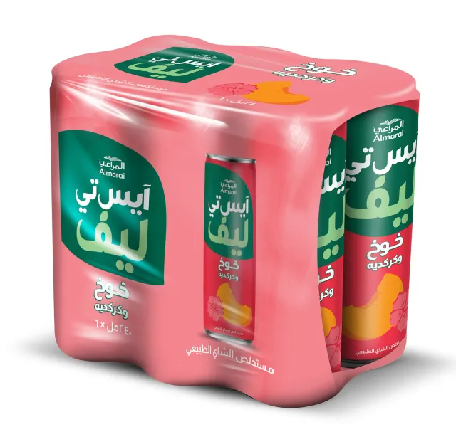 Almarai Peach Hibiscus Ice Tea 6 X 240 Ml