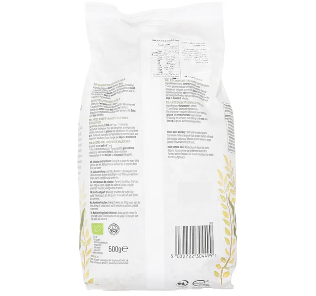 Biona Organic Italian Pasta White 500 g