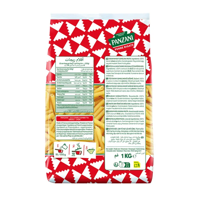Panzani Penne Rigate 1 kg