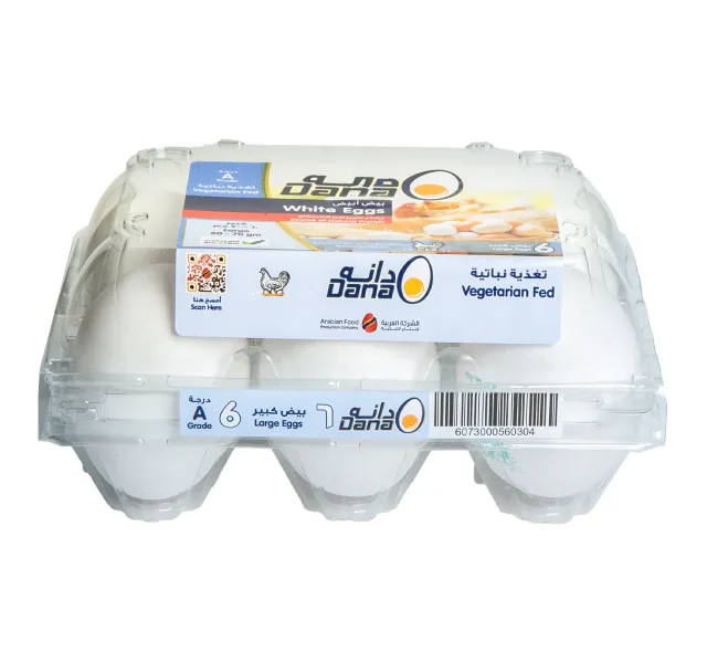 Dana White Eggs Large 6 Pcs