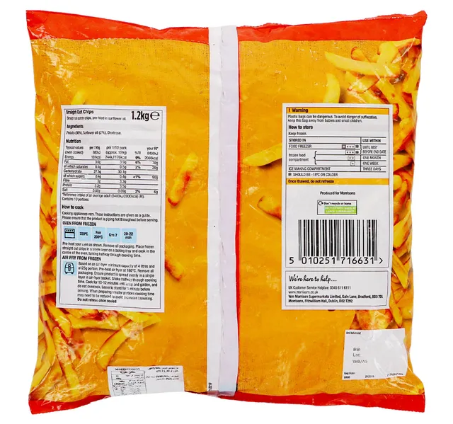موريسونز شيبس مستقيمة 12 Kg