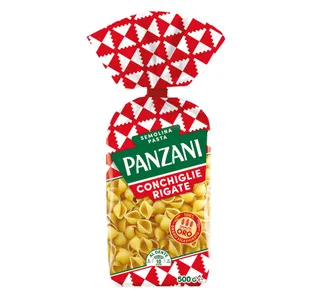 Panzani Conchiglie Rigate Pasta 500 G