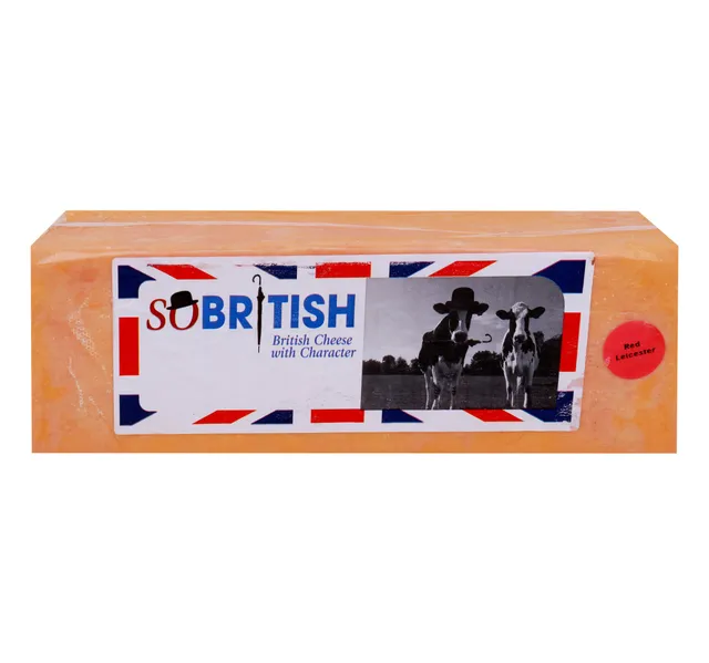 So British Red Leicester Cheese Slices 250 G