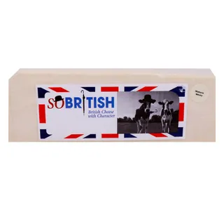 Wyke Farms English White Mature And Creamy Cheddar Slices 250 G