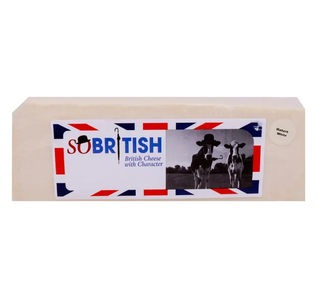 Wyke Farms English White Mature And Creamy Cheddar Slices 250 G