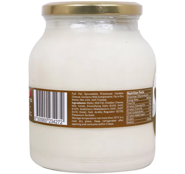 Baladna Processed Spreadable Cheddar Cheese 900 g