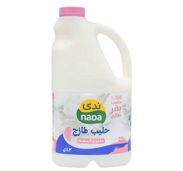 ندى حليب طازج خالي الدسم 1.3 لتر