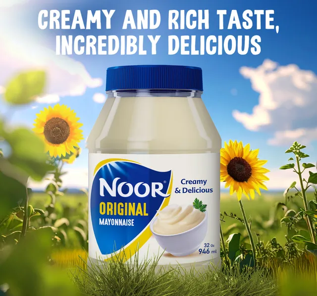 Noor Original Thick Creamy Mayonnaise Jar 946 Ml