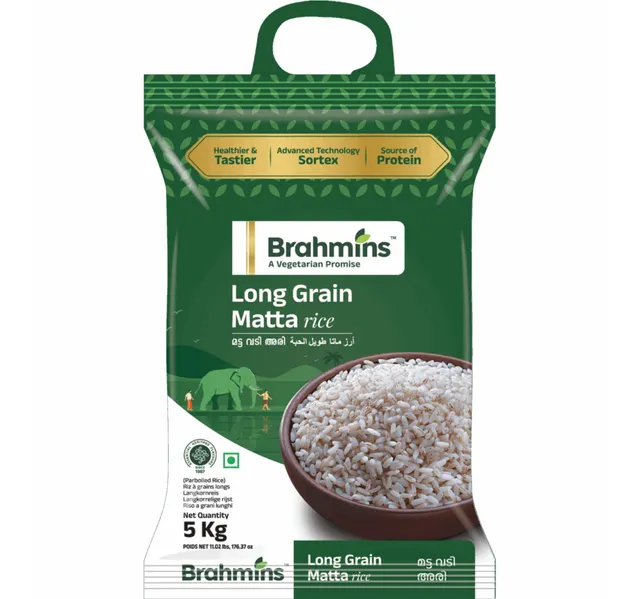 Brahmins Long Grain Matta Rice 5 kg
