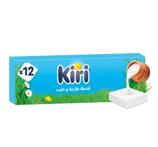 كيري مربعات جبنة كريم قابلة للدهن 12 قطعة 216 جم