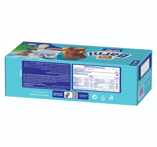 بارني كيك الحليب 12 × 30 جم