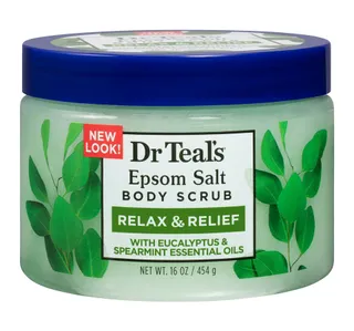 Dr Teal's Exfoliate & Renew With Eucalyptus & Spearmint Epsom Salt Body Scrub 454 g