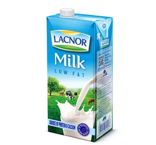 لاكنور حليب قليل الدسم 4 × 1 لتر