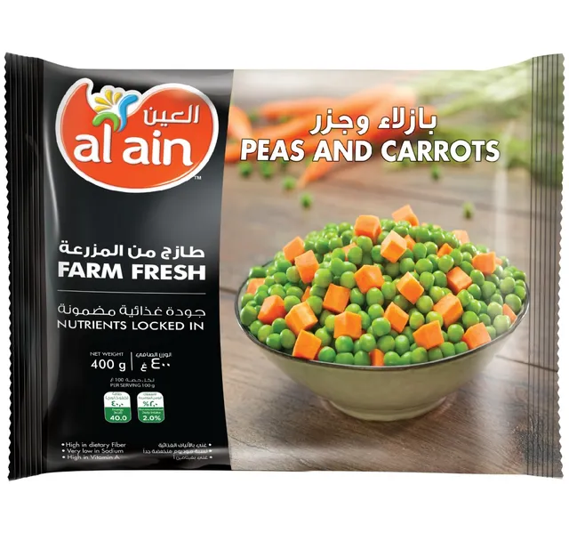Al Ain Frozen Peas Carrots 400 G