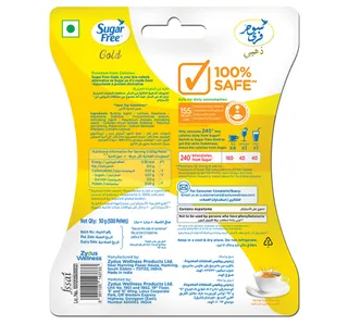 Sugar Free Gold Sweet Like Sugar With Low Calories 500 Pellets 50 G
