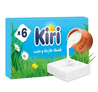 Kiri Spreadable Cream Cheese Squares 6 Portions 100 G