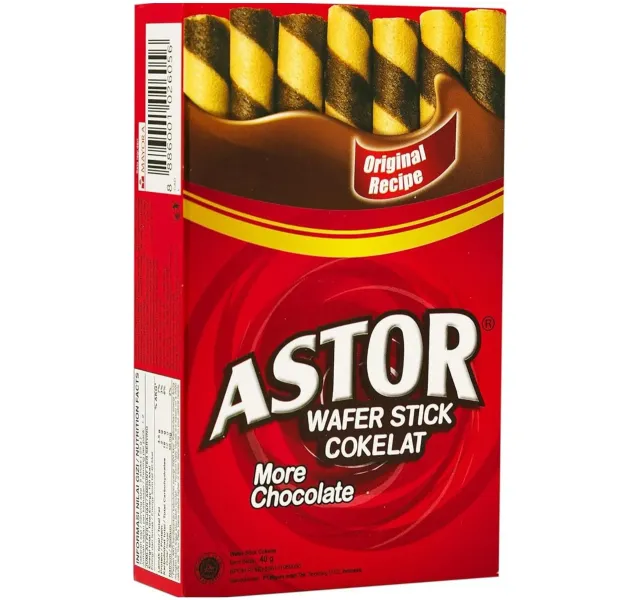 Astor Chocolate Wafer Stick 40 G