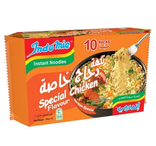 إندومي نودلز الدجاج 10 × 75 جم