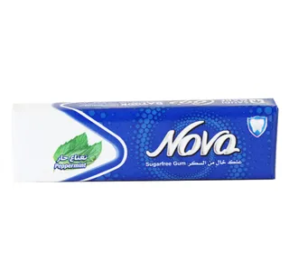 Nova Sugar Free Gum Peppermint 20 Pcs