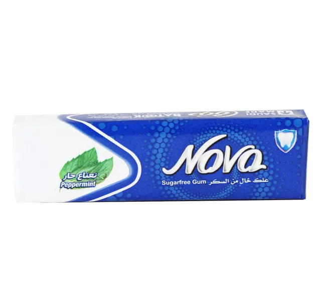 Nova Sugar Free Gum Peppermint 20 Pcs