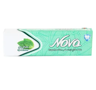 Nova Sugar Free Spearmint Chewig Gum 20 Pcs