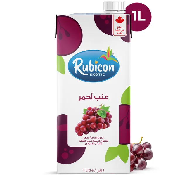 Rubicon No Added Sugar Red Grape Fruit Drink 1 Litre