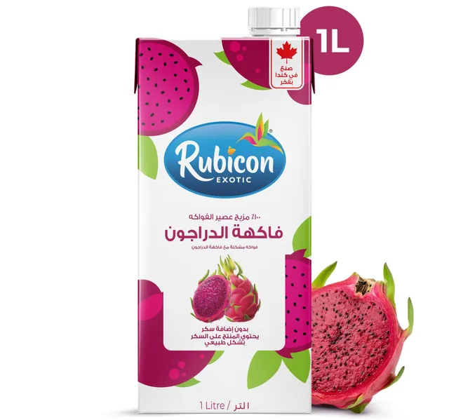 Rubicon Exotic No Added Sugar Dragon Fruit Drink 1 Litre