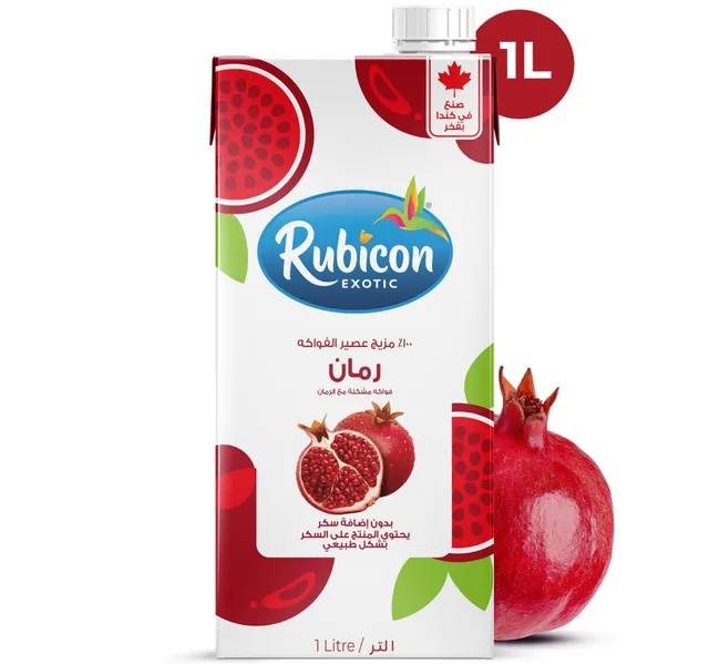 Rubicon Pomegranate No Added Sugar Fruit Drink 1 Litre