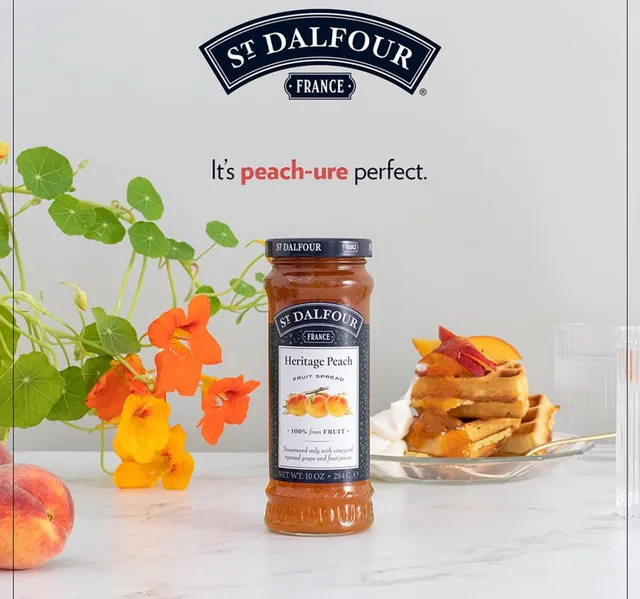 St Dalfour Heritage Peach Fruit Spread 284 G