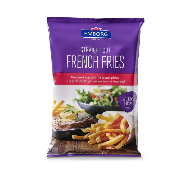 Emborg Straight Cut French Fries 2 5 Kg