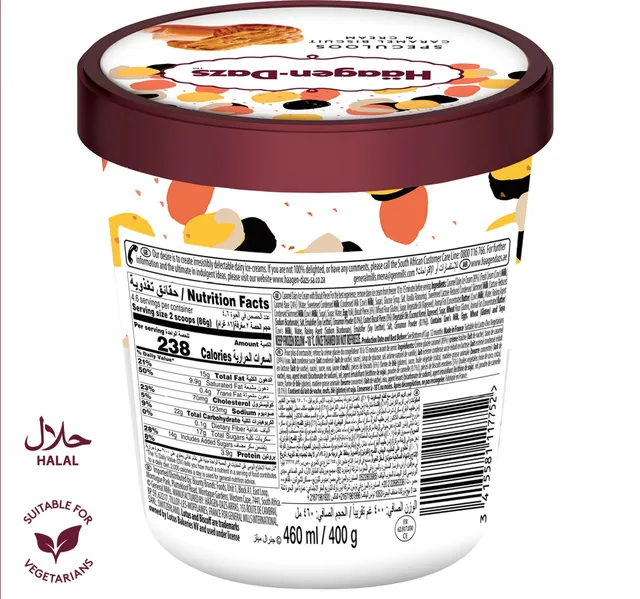 Haagendazs Caramel Biscuit Cream Ice Cream 460 Ml