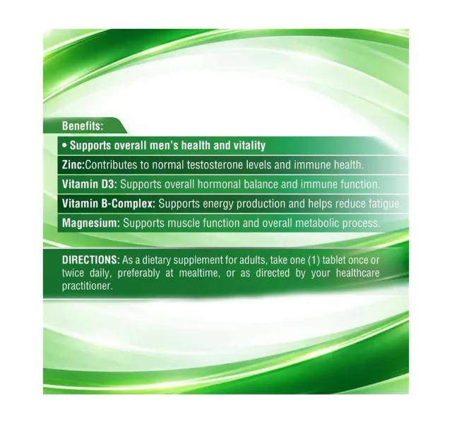 Nutritionl Men's Daily Multivitamins & Minerals 30pcs