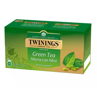 Twinings Moroccan Mint Green Tea With Cardamom 25 Teabags