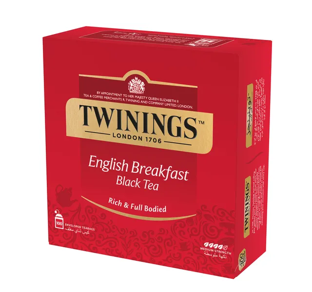 Twinings English Breakfast Black Tea 100 Teabags