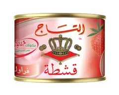 قشطة بالفراولة