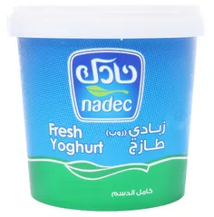 زبادي طازج كامل الدسم